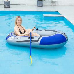 PVC Barco Inflável para Pesca à Deriva e Remo, Bomba de Canoa, Espessamento à Deriva e Air Boat, 150cm, OEM Não Incluído - Image 3
