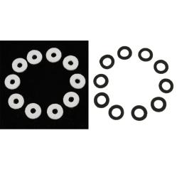 20 peças de arruelas de feltro trompete preto branco bronze peças de instrumentos para trompetes - Image 1