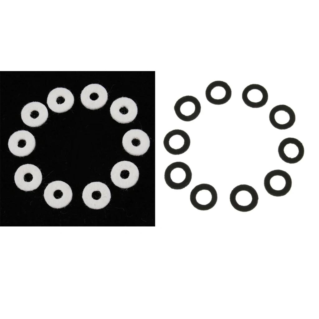 20 peças de arruelas de feltro trompete preto branco bronze peças de instrumentos para trompetes - Image 1