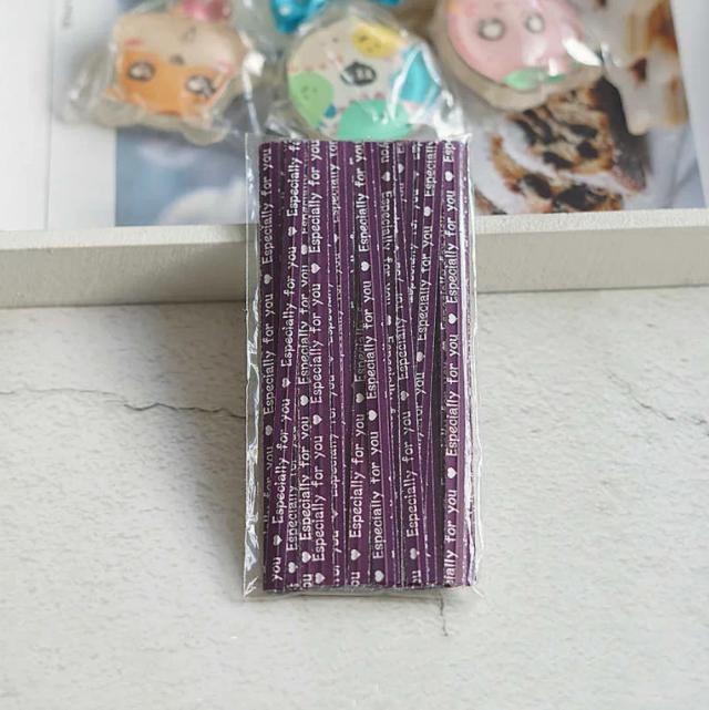 Pacote com 100 Unidades de Pontos Coloridos em Torção para Decoração de Doces, Bolos e Presentes DIY
