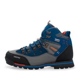 Botas de caminhada impermeáveis masculinas, ao ar livre, trekking, alpinismo, camping, moda, botas de neve casuais, inverno - Image 2