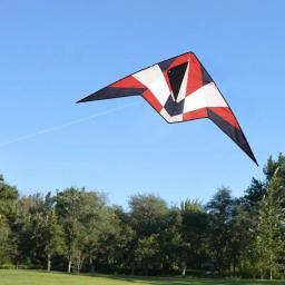 Armadura kite ao ar livre voando brinquedos para crianças cauda longa poliéster pipas com barra de controle e 30m linha m4g4 - Image 2
