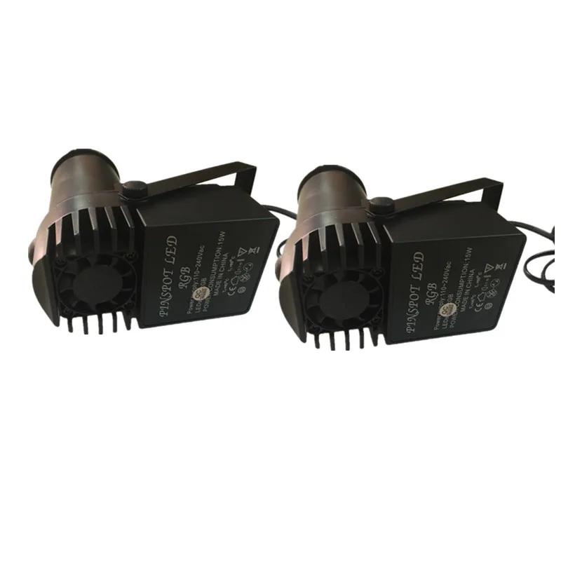 Mini cabeça móvel levou luz 10w, dmx512, dmx512, efeitos spot, iluminação do palco para dj, festa, boate, rgbw, 2 pcs/lot - Image 1