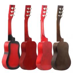 Guitarra acústica de basswood de 25 polegadas com cordas de picareta para instrumento musical de cordas iniciante quente - Image 2