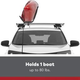 2 pçs caiaque telhado superior rack no carro suporte do telhado montagem para caiaque canoa paddle barco surf ski universal rack de teto suporte - Image 2
