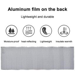 Widesea-Portátil Camping Mat, Dormir Pad, Piquenique Espuma Cama, Colchão, Impermeável, Moistureproof, Viagem, Equipamento Trekking, Cobertor - Image 4