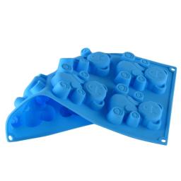 3D Cartoon Bear Cake Mold, Animal Cookie Silicone Mold para cozimento, Chocolate, Doces, Suprimentos de cozinha, Cupcake Decoração, Chaveiro - Image 5