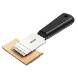 Ferramentas de couro afiadas, cortador de couro de aço inoxidável, pá de couro substituível, conjunto de cortador de lâminas de processamento de couro diy - Image 2