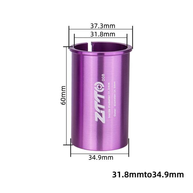ZTTO Adaptador de Selim Liga de Alumínio CNC para Bicicleta 25.4mm 27.2mm 31.6mm