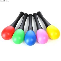 Areia de plástico martelo maraca chocalho agitador crianças instrumentos musicais bebê som música brinquedo-cor aleatória - Image 1