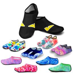 Homens Mulheres Crianças Esporte Aquático Praia Meias de Natação Fino Multi Impressões Anti Slip Fitness Yoga Dança Swim Surf Diving Underwater Shoes - Image 1