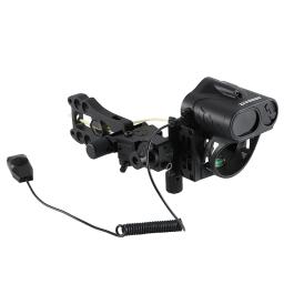 Mira telescópica para arco e flecha, visão laser com 5 pinos, ajuste rápido, riflescope para caça, entretenimento, tiro com arco - Image 4