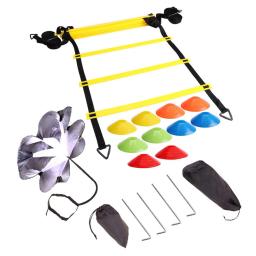 Kit de equipamento de treino com disco de paraquedas, equipamento ajustável para treino de futebol, velocidade das corridas, escada de resistência - Image 1