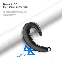 Air Conduction Portable Ear-Hook Earphones, Sem Fio, Compatível com Bluetooth, Impermeável, Mãos Livres, Headset com Microfone, Sport, Novo - Image 1