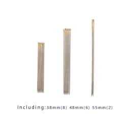 Agulhas de máquina de costura, acessórios de costura, agulhas de perfurar agulhas de aço sem agulhas de tricô, longas, de costura manual, 16 peças - Image 3