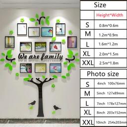 Decoração para casa adesivos de parede sala de crianças crescimento árvore foto adesivos de parede sala de estar decoração de parede pintura adesivos de parede - Image 6