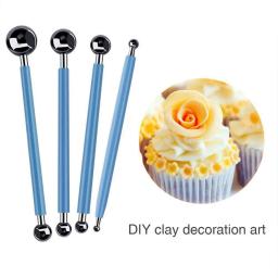 Conjunto de ferramentas para projetos de arte diy, 15 peças, bola stylus de argila macia, cerâmica, multiferramentas, projetos de arte, escultura e modelagem, ferramenta de decoração de fondant - Image 2