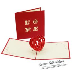 3d pop up cartões dia dos namorados cartão de presente cartão de convite de casamento cartões de aniversário para ela especialmente para você cartão de amor - Image 3
