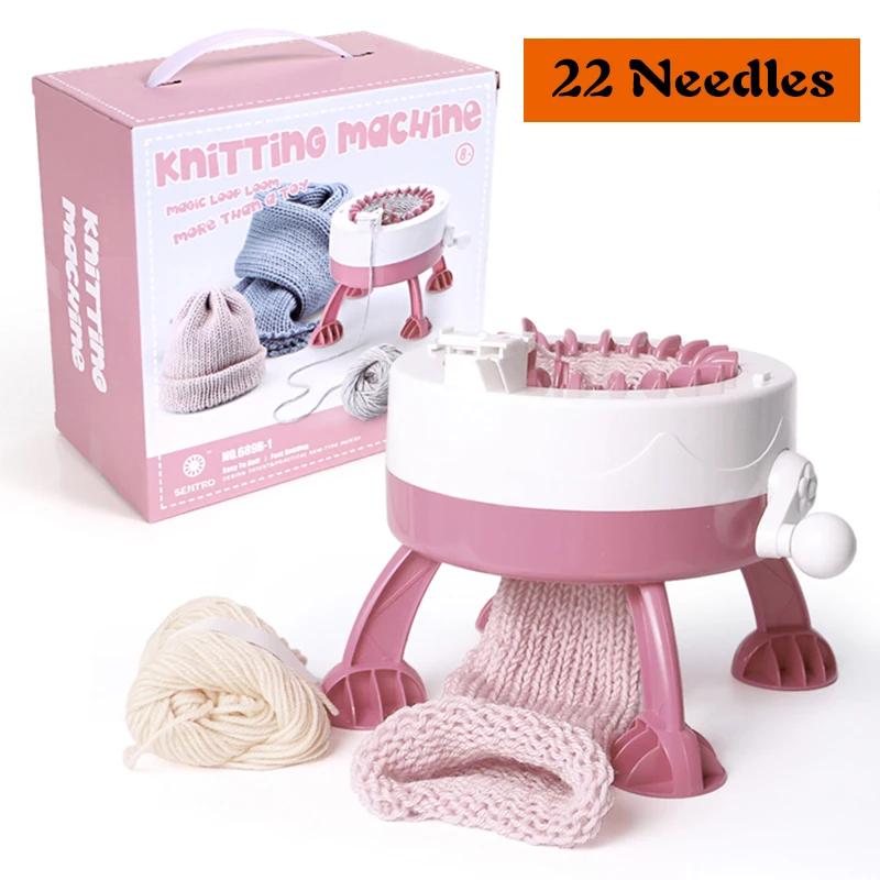 Máquina de tricô artesanal de lã para bricolage, ferramenta de tricô, artefato para lenço de malha manual, suéter e meias, adultos e crianças, 22 agulhas, 40 agulhas, 48 agulhas - Image 1