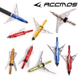 Tiro com arco e flecha broadhead 100 grão ponta de seta afiada 2/3 lâminas dicas para composto recurvo arco e flecha tiro caça acessório - Image 1