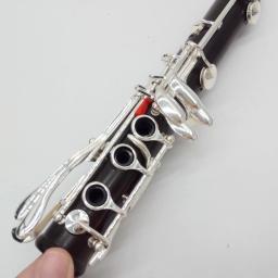 PRESTIGE-Ebony clarinetes de madeira, profissional B clarinete, prata chapeamento chave, instrumentos musicais caso, bocal palhetas, R13 - Image 5