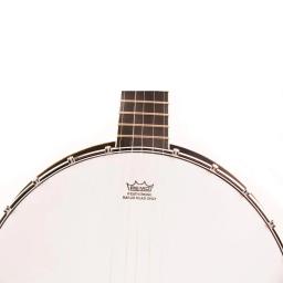 Musoo marca 5 cordas banjo com cabeça Remo Mogno sólido com saco - Image 4