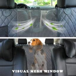 Impermeável Car Seat Cover para Trunk, Dog Hammock, Dog Car Blanket, Mats Case, traseira traseira, protetor, 2 em 1 - Image 3