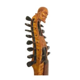 Música maestro (6x8) cordas 19 1/4 "viola da gamba baryton com 7 pontes #11866 - Image 6