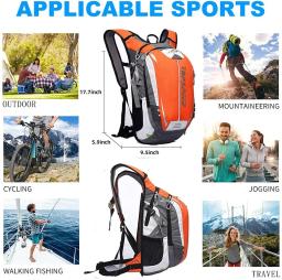 Mochila Ultraleve para Esportes ao Ar Livre, Escalada, Caminhada, Corrida, Ciclismo, Hidratação, Impermeável, 18L - Image 2