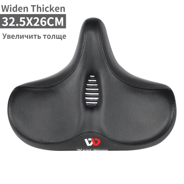 West biking ergonômico macio selim de bicicleta ampliar engrossar almofada mtb estrada sela confortável respirável assento ciclismo - Image 1