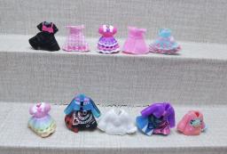 Novo misto 5pcscute polly bolsos menina boneca figuras mini princesa roupas de bebê para bonecas corpo melhores presentes de boneca diy - Image 1