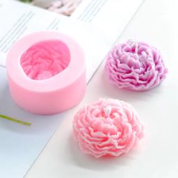 3d flores molde de silicone margarida rosa peônia sabão moldes fondant sabão moldes artesanal molde de vela resina argila - Image 1