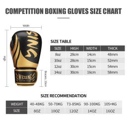Luvas de boxe profissional wesing, luvas de mma artes marciais competição treinamento - Image 6