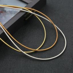 Fio de mola de metal banhado a prata, ferro, corda de fio, conectores para pulseira brinco diy, fabricação de joias, acessórios de corrente de mola - Image 3