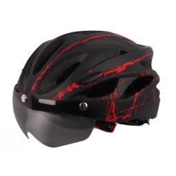 Capacete de ciclismo, com lente para viseira, para bicicleta, mountain bike, esportes, 54-62cm - Image 2