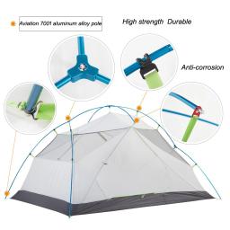 ASTA GEAR-Barraca de Acampamento Ultraleve, Greenmountain 2 Camping, Mochila, Trekking, Caminhadas, Ciclismo, 2 Pessoas - Image 3