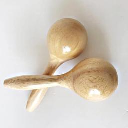 Brinquedos De Percussão Musical De Madeira Para Crianças, Brinquedo Maraca, Instrumento Educativo, Presente De Natal, 1Pc - Image 6