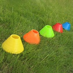 5 pçs/set Sinal Marcador Cones Marcador Discos Prato Resistente À Pressão de Treinamento de Futebol Esportes Balde Acessórios - Image 3