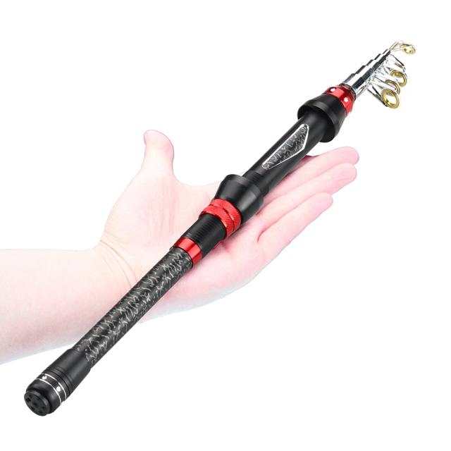 Combo Completo de Varas e Molinetes Telescópicos para Pesca: Equipamento Spinning, Linha, Iscas e Opções para Mini Viagens ou Surf Casting