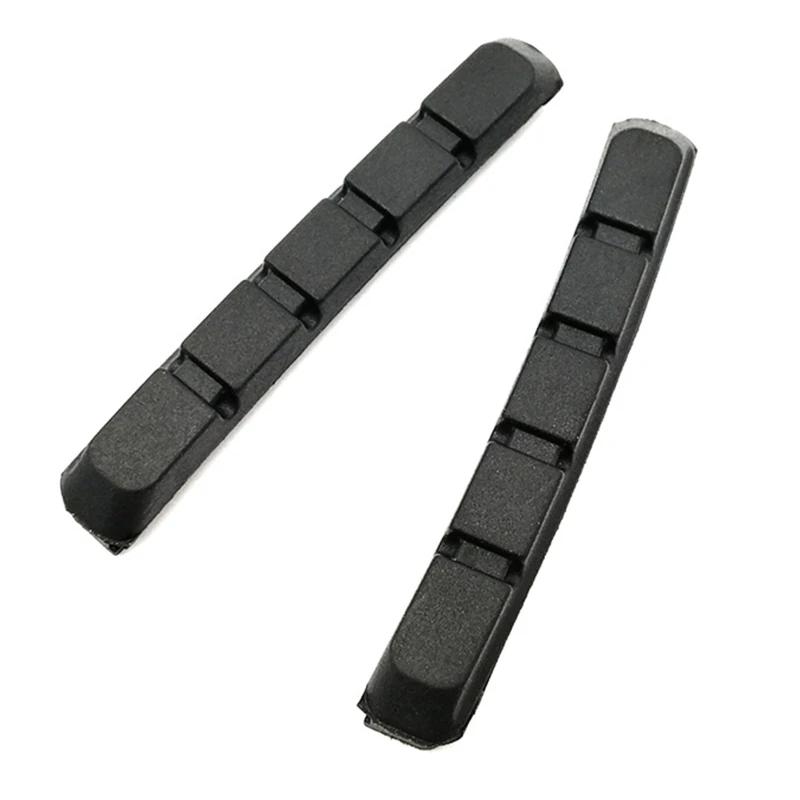 Par de pastilhas de freio para mountain bike, pastilhas de freio em forma de v, suporte de sapatos de freio, bloco durável, acessórios de bicicleta de estrada mtb, 1 par - Image 1
