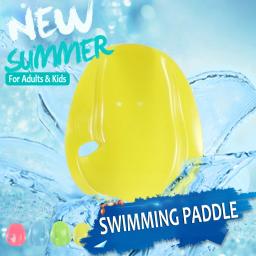 Barbatanas de remos de natação ajustáveis para adultos e crianças, pás de mão, piscina, luvas de mergulho, barbatanas - Image 1