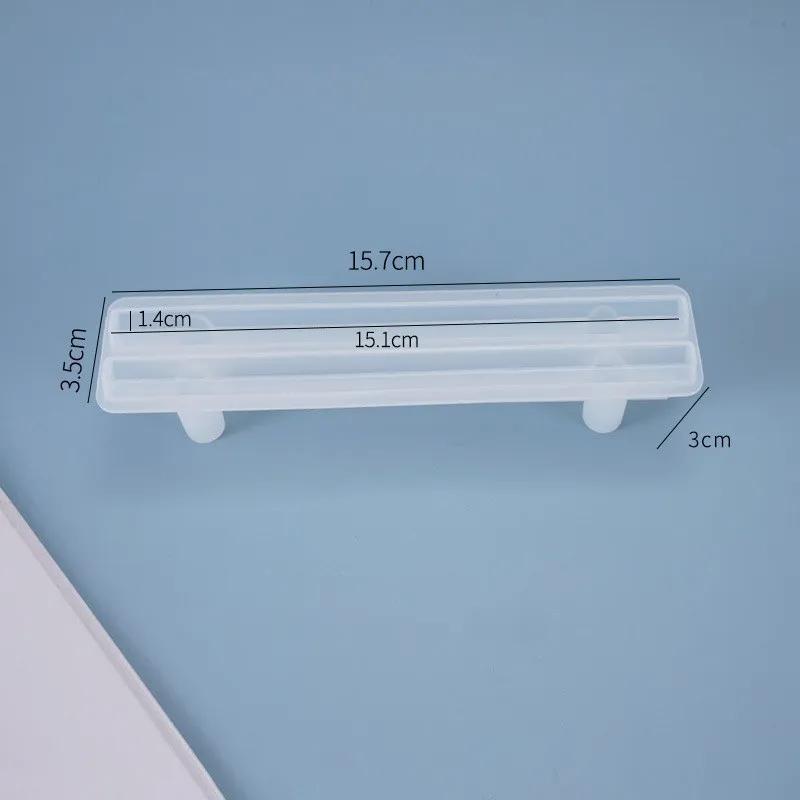 Molde de silicone para placa retangular grande, resina epóxi UV moldes para decoração de casa, artesanato DIY, arte suprimentos - Image 1