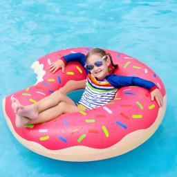 Anel de assento de verão brinquedo bóia colchão inflável donut natação anel engrossado pvc verão praia flutuador brinquedo natação círculo - Image 3