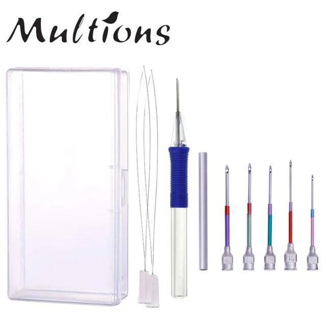 Kits completos de ponto cruz: agulhas, canetas mágicas e ferramentas essenciais para bordado DIY