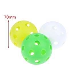 1pc floorball vara bola pvc plástico macio bolas de beisebol esporte prática de treinamento de beisebol de plástico prática de hóquei no gelo bola - Image 6