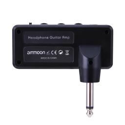 Ammoon amplificador de guitarra elétrica portátil amplificador de fone de ouvido mini amplificador de fone de ouvido amplificador de distorção acessórios de guitarra - Image 5