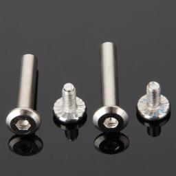 Eixo Patins Peças para Criança, Masculino e Feminino Parafusos para Criança, Criança, Adulto, Patinação Livre, Roda de Patins Inline, 6mm x 31mm, 36mm de diâmetro, 10Pcs - Image 2