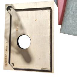 Diy artesanato de couro simples passaporte morrer faca de corte molde metal oco perfurador ferramenta modelo - Image 1