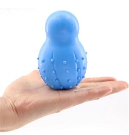 Cães mastigar brinquedos bolas de borracha forma cão interativo molar dentes brinquedo limpo mordida resistente filhote de cachorro brinquedo de limpeza escova de dentes para animais de estimação fornecimento - Image 4