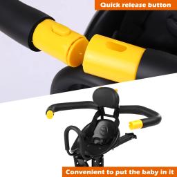 Assento de segurança infantil para bicicleta, selim frontal para bebês com pedais de pé, suporte para descanso traseiro para bicicleta de estrada mtb, acessórios - Image 5